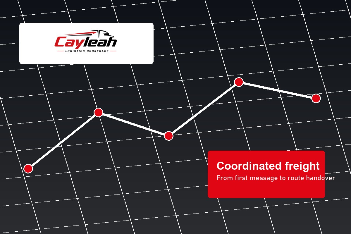 Cayleah route coordination graphic