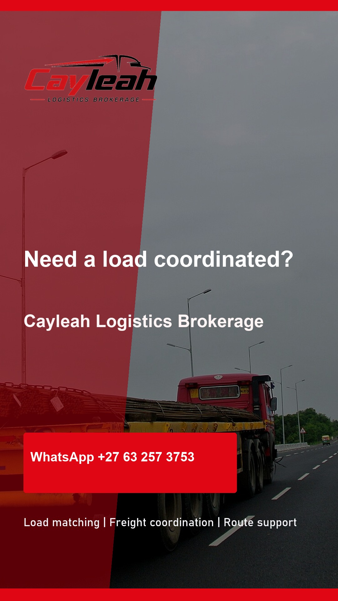 Cayleah story advert